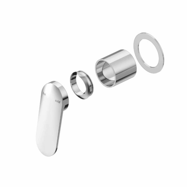 Lantra Round Plate Shower Mixer in Chrome - Image 2