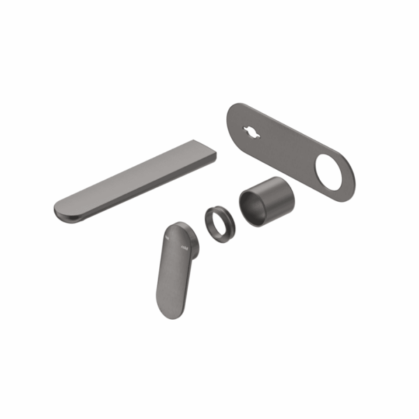 Lantra Wall Mixer Spout Combo in Gun Metal - Image 2