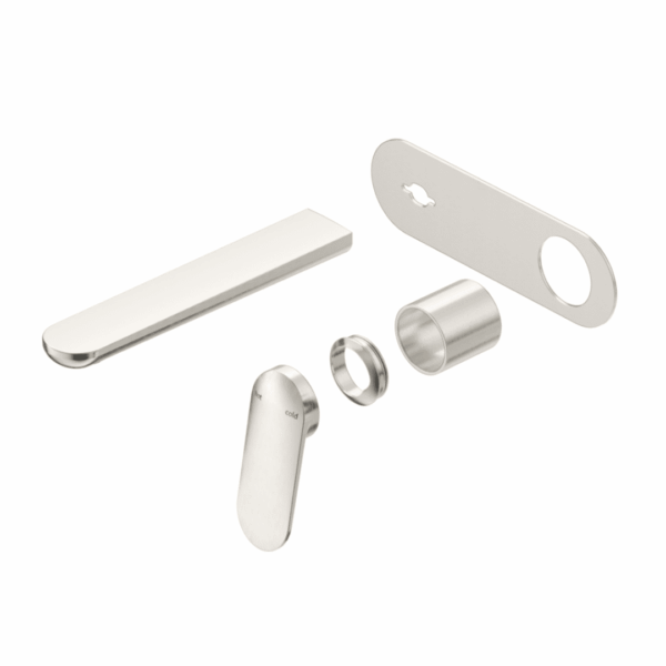 Lantra Wall Mixer Spout Combo in Brushed Nickel - Image 2