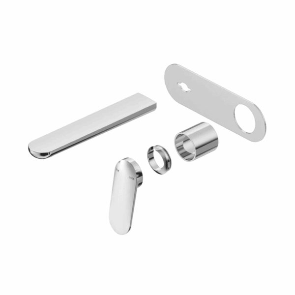 Lantra Wall Mixer Spout Combo in Chrome - Image 2