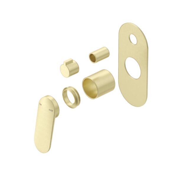 Lantra Shower Mixer Diverter in French Gold - Image 2