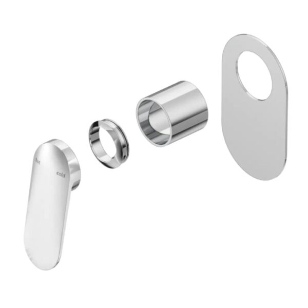 Lantra Oval Plate Shower Mixer in Chrome - Image 2