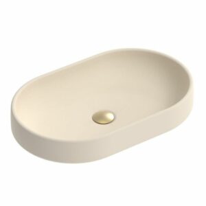 Norma Butter 550 x 350mm Concrete Counter Top Basin
