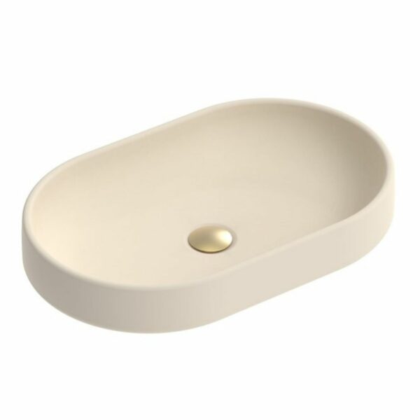 Norma Butter 550 x 350mm Concrete Counter Top Basin