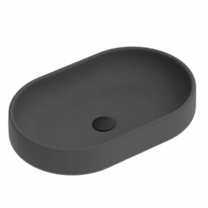 Norma Charcoal 550 x 350mm Concrete Counter Top Basin
