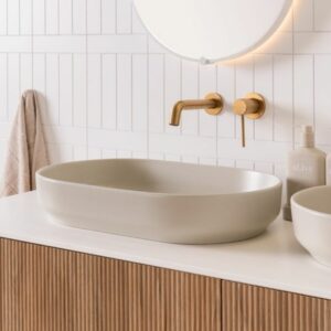 Marilyn 550mm wide Matte Concrete Counter Top Basin
