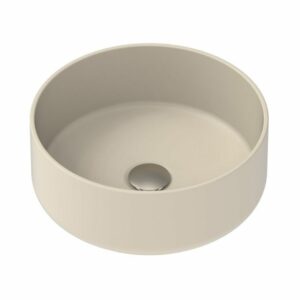 Margot Matte Ivory 360 x 130mm high Round Basin