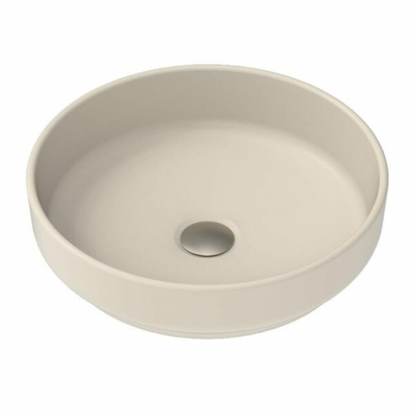 Monroe 400mm wide Matte Ivory Counter Top Basin - Image 2