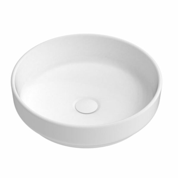 Monroe 400mm wide Matte White Counter Top Basin - Image 2