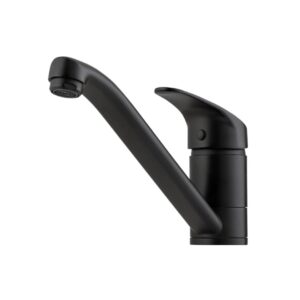 London Single Lever Sink Mixer in black for kitchen or laundry