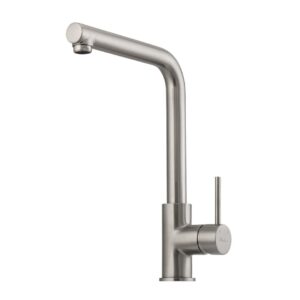 Oliveri Venice Right Angle Sink Mixer in brushed nickel - Topware