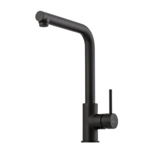 Oliveri Venice Right Angle Sink Mixer in Black - Topware