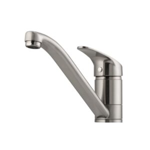 London Single Lever Sink Mixer in Brushed Nickel for kitchen or laundry