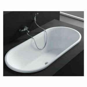 Lustra Oval shape 1500/ 1700mm Drop in Bathtub - Overflow Option