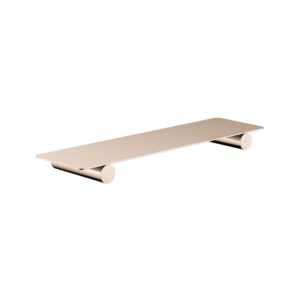 front view of rose gold shelf - topware bathrooms