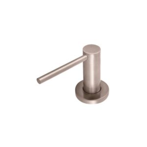 Meir Round Soap Dispenser Champagne Rose Gold