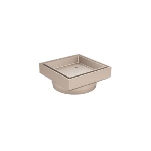 front view of rose gold tile insert waste - topware bathrooms