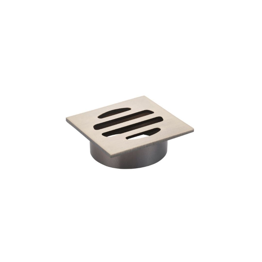 Meir Square Floor Grate Shower Drain 50mm outlet Champagne Rose Gold - Image 2