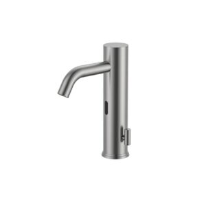 side view of brushed nickel sensor at Topware