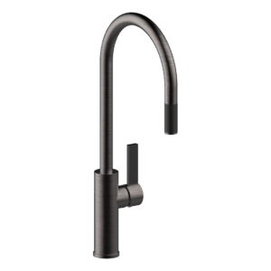 Luz Kitchen Mixer With Pull-Out in Black Brushed Nickel
