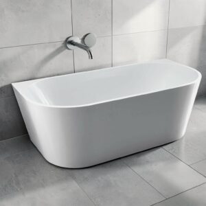 ROYAL 1400mm Back to Wall Freestanding Bath Tub
