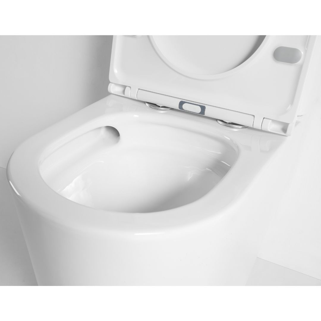 Flash Tornado & Rimless Short Projection Toilet Suite - Image 2