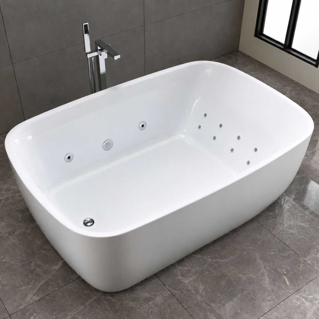 1800mm large luxury spa jacuzzi bath with airjets for relaxation at topware bathrooms
