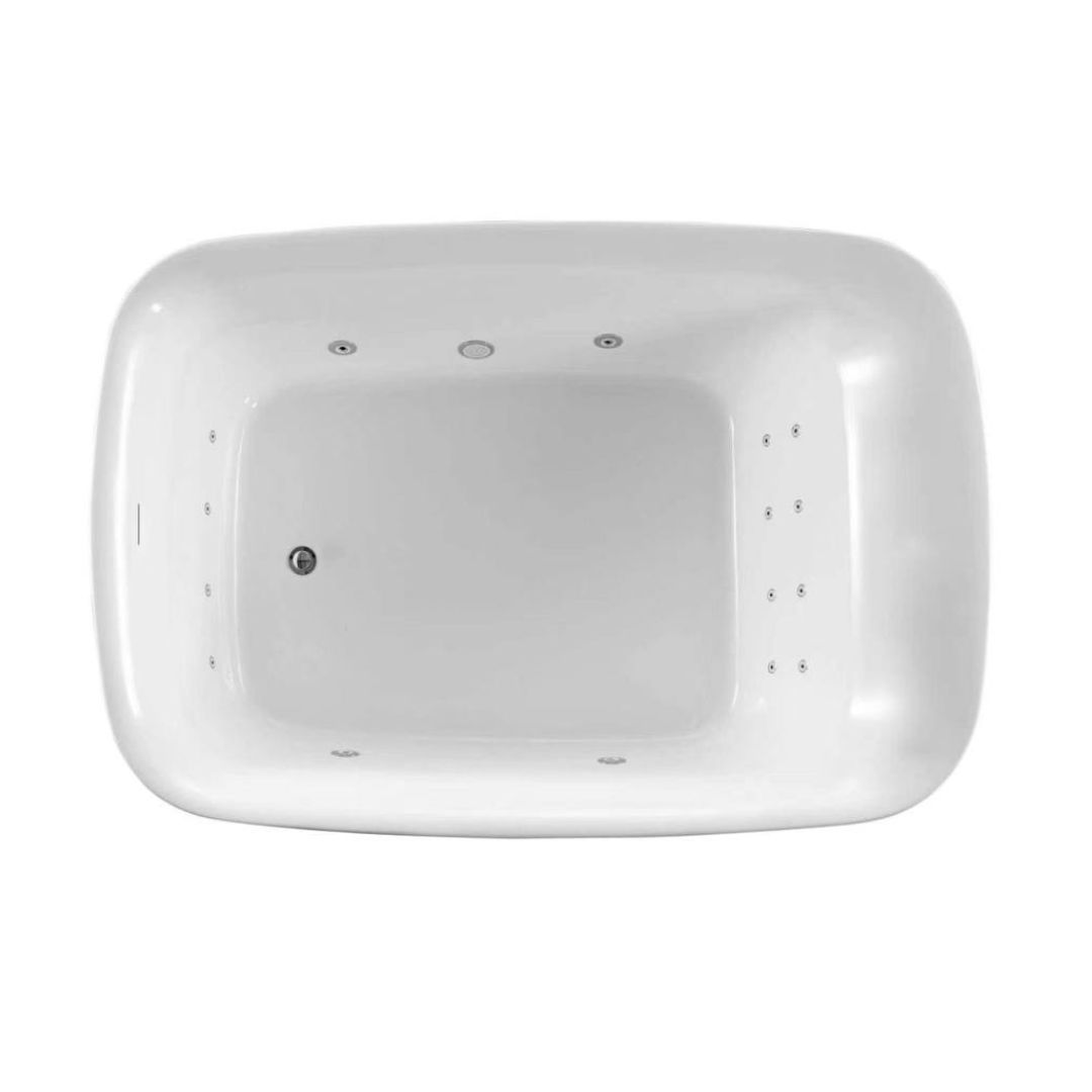 Prime 1800mm 2-person Freestanding Spa Bath – Built-in Pump - Image 2