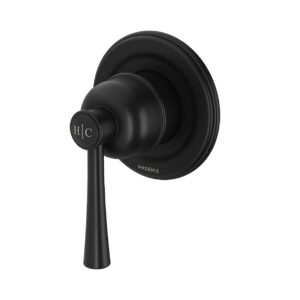 Phoenix Cromford Traditional Shower / Wall Mixer (Complete Kit) - Matte Black