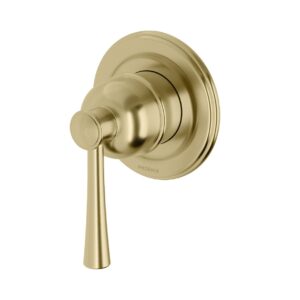 Phoenix Cromford Traditional Shower / Wall Mixer (Complete Kit) - Brushed Gold