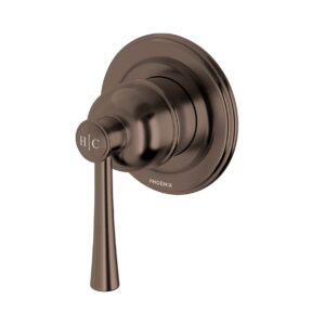 Phoenix Cromford Traditional Shower / Wall Mixer (Complete Kit) - Brushed Bronze