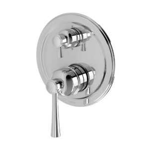Phoenix Cromford Traditional Shower / Bath Diverter Mixer (Complete Kit) - Chrome