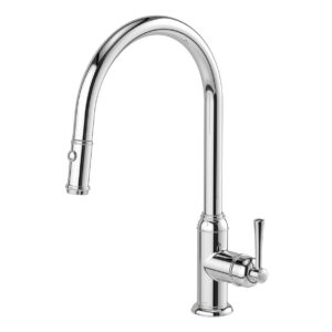 Phoenix Cromford Traditional Pull Out Sink Mixer 230mm - Chrome