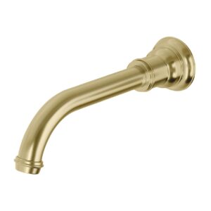 Phoenix Cromford Traditional Wall Basin / Bath Outlet 180mm - Brushed Gold