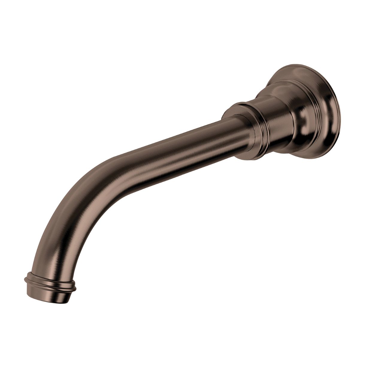 Phoenix Cromford Traditional Wall Basin / Bath Outlet 180mm - Brushed Bronze