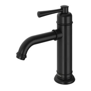 Phoenix Cromford Traditional Basin Mixer - Matte Black