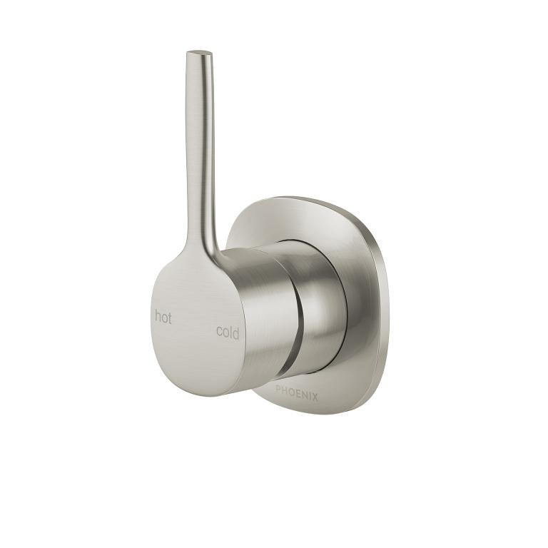 Phoenix Vask SwitchMix Shower / Wall Mixer Pin Up (Complete Kit) - Brushed Nickel