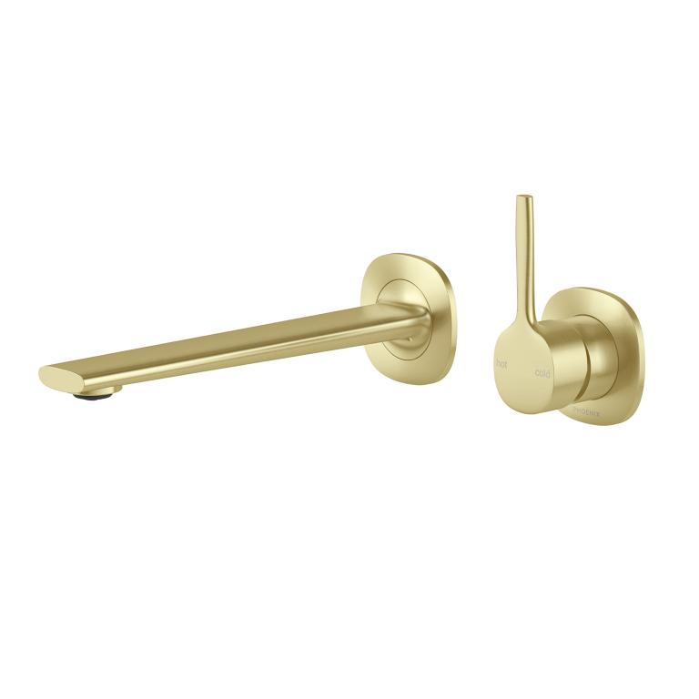 Phoenix Vask SwitchMix Wall Basin / Bath Mixer Set Pin Up (Complete Kit) - Brushed Gold