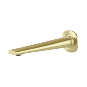 Phoenix Vask Wall Basin / Bath Outlet 200mm - Brushed Gold