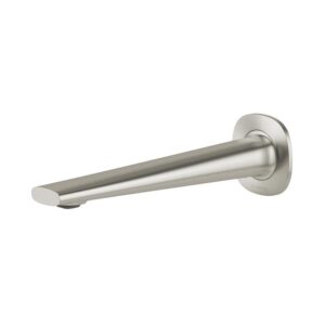 Phoenix Vask Wall Basin / Bath Outlet 200mm - Brushed Nickel