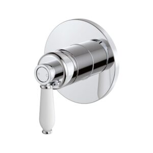 Eleanor Vintage Wall Mixer, Chrome / Ceramic