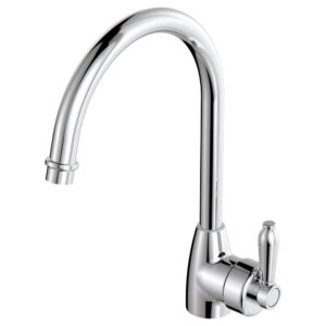 Eleanor Vintage Gooseneck Sink Mixer, Chrome