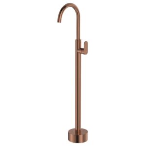 copper fienza empire range freestanding bath filler tap with mixer at topware