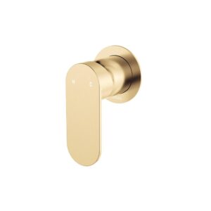 urban brass gold fienza paddle style empire shower mixer with small cover plate at topware