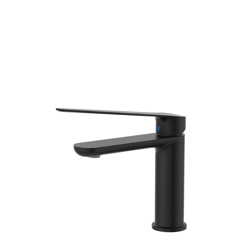 black fienza empire slim care disabled extra length short basin cold start mixer at Topware