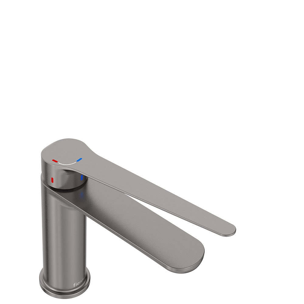 Empire Care Cold Start Extended Lever Short Basin Mixer, Gun Metal - Image 2