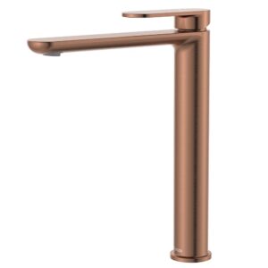 copper empire fienza tall basin mixer - cold start modern technology at topware