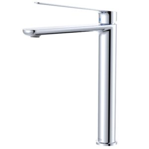 chrome fienza empire slim care disabled extra length tall basin cold start mixer at Topware