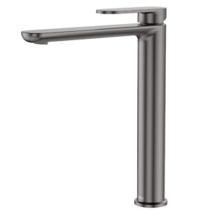 gun metal empire fienza tall basin mixer - cold start modern technology at topware