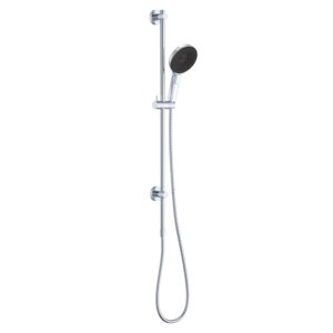 Kuro Rail Shower Round, Chrome